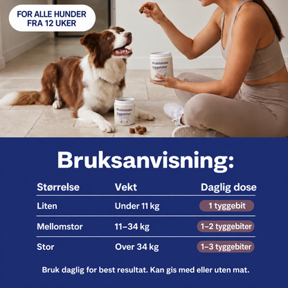 Probiotiske Tyggebiter – for tarm- og fordøyelseshelse